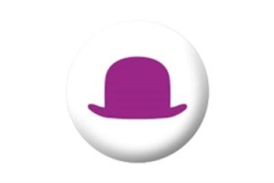 Button Bowler hat (100 pcs)