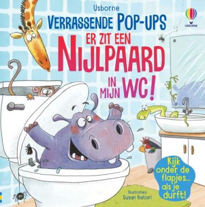 Er zit een nijlpaard in mijn wc!Kartonboek