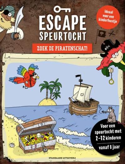 Escape-speurtocht: Zoek de  piratenschat!Ander boekformaat