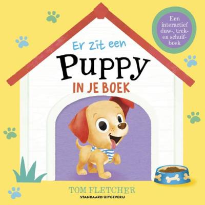 Er zit een puppy in je boek - Kartonboek