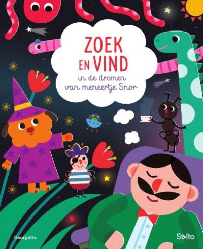 Zoek en vind in de dromen van meneertje SnorKartonboek