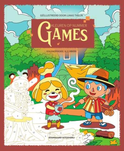 Kleuren op nummer – Videogames - Harde kaft