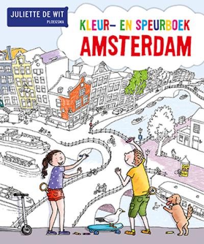 Kleur- en speurboek AmsterdamSoftcover