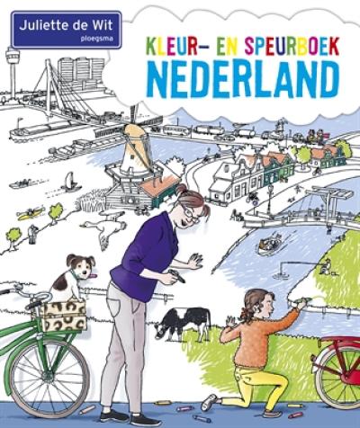 Kleur- en speurboek NederlandSoftcover