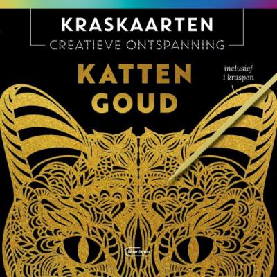 Kraskaarten Katten Goud - Harde kaft