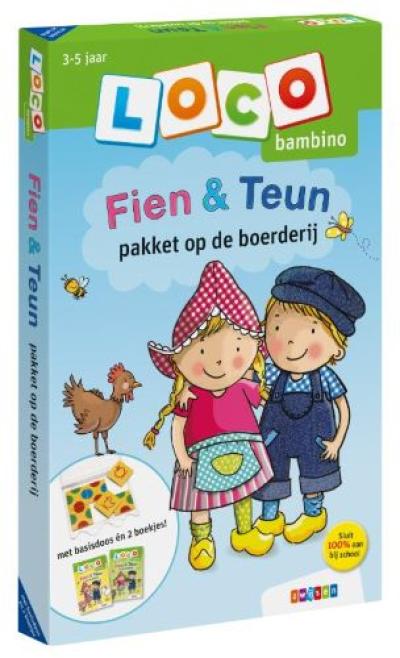 Loco bambino pakket Fien & Teun op de boerderijSoftcover