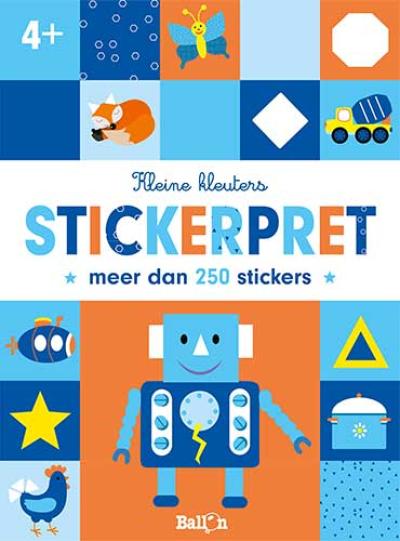Kleine kleuters Stickerpret 4+Softcover
