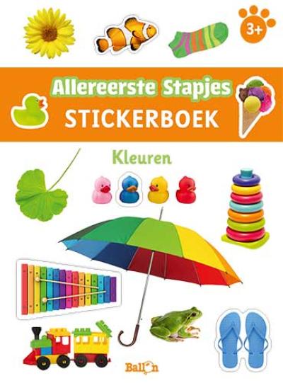 Stickerboek kleuren 3+Softcover