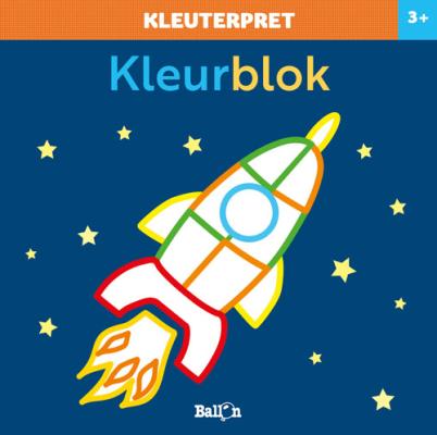 Kleurblok 3+ (raket)Softcover