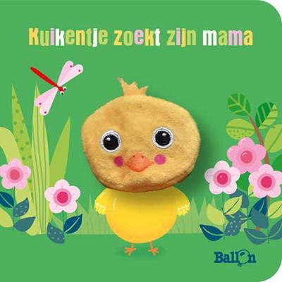 Kartonboek met vingerpopje: Kuikentje zoekt zijn mama - Kartonboek