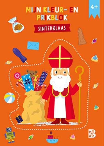 Kleur- en prikblok SinterklaasSoftcover