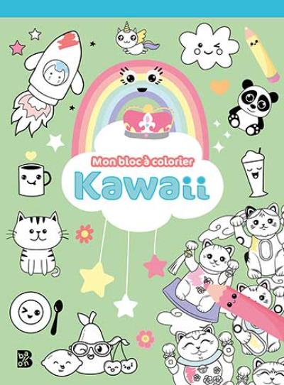 Kawaii bloc à colorier