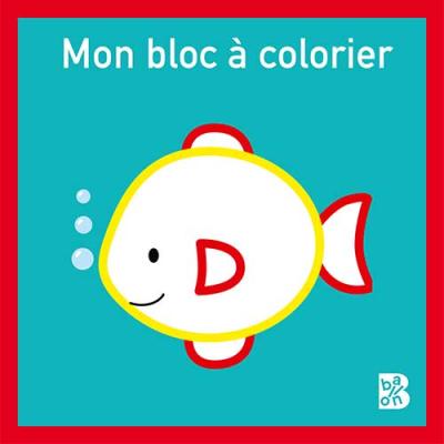 Mini bloc à colorier (poisson) #2