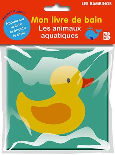 Mon livre de bain – Les animaux aquatiques