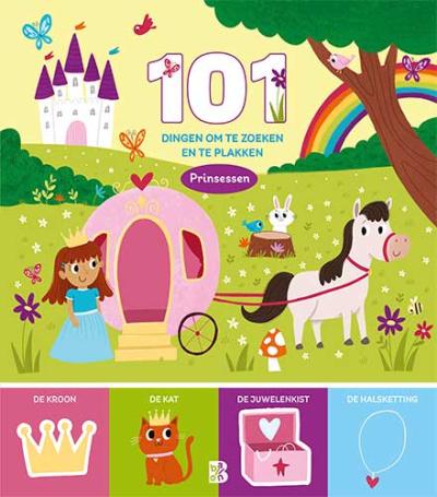 101 dingen om te zoeken en te plakken PrinsessenSoftcover
