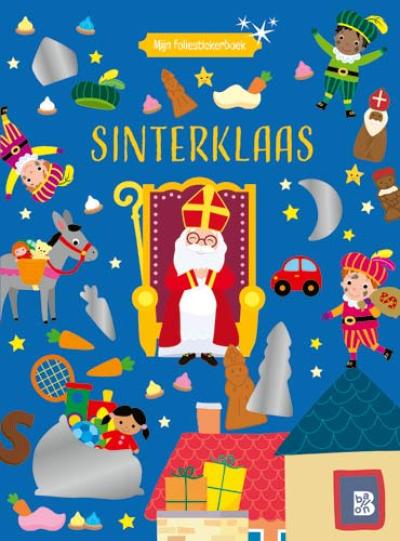 Sinterklaas: foliestickerboek met uitkapSoftcover