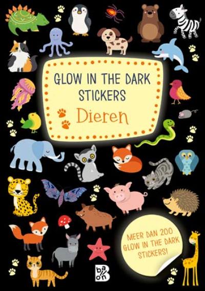 Glow in the dark stickers DierenSoftcover