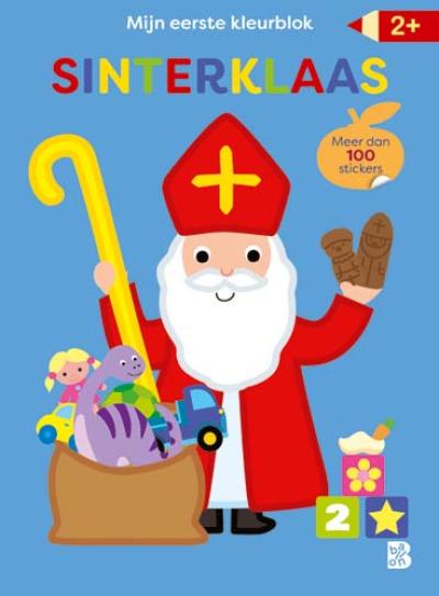 Mijn allereerste kleurblok met stickers: SinterklaasSoftcover