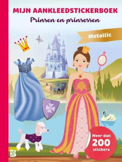 Mijn aankleedstickerboek: Prinsen en prinsessen - Softcover