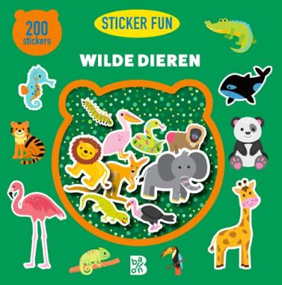 Sticker Fun: Wilde dieren 200 stickers 3-4 jaarSpellen