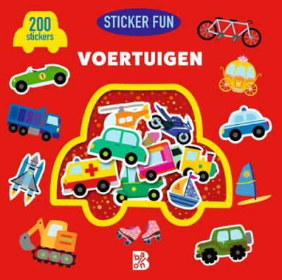 Sticker Fun: Voertuigen 200 stickers 3-4 jaarSpellen