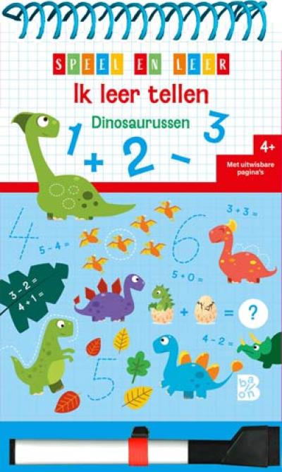 Ik leer tellen DinosaurussenSpiraalboek
