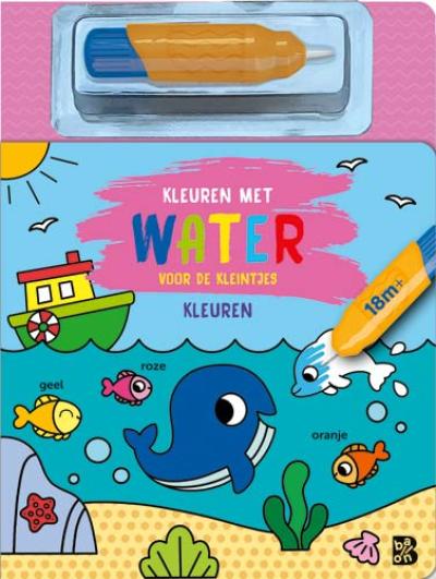 Kleuren met water voor de kleintjes: KleurenKartonboek
