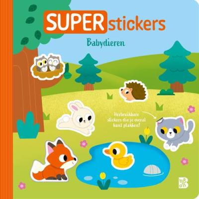 Superstickers: BabydierenKartonboek