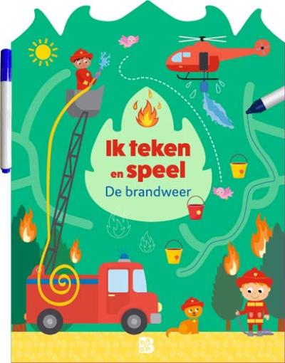 Ik teken en speel: brandweerSoftcover