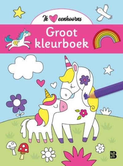 Eenhoorns: Groot kleurboekSoftcover