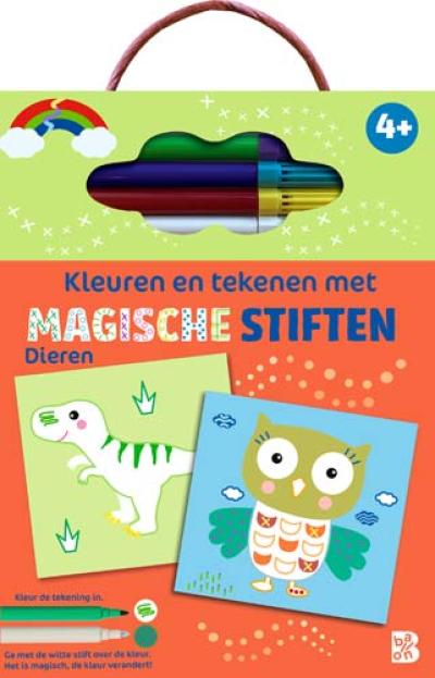 Kleuren en tekenen met magische stiften: Dieren - Softcover