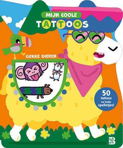 Mijn coole tattoos: Gekke dierenSoftcover