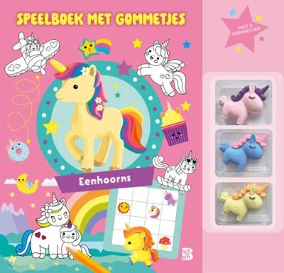 Speelboek met gommetjes: Eenhoorns - Softcover