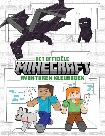 Het officiële Minecraft avonturen kleurboekSoftcover