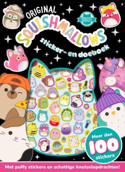 Original Squishmallows sticker- en doeboekSoftcover